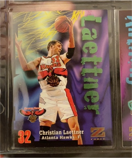 1997-98 Skybox Z-Force #39 Christian Laettner — front
