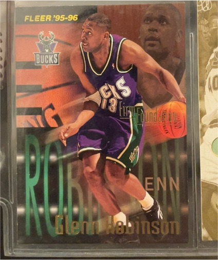 1995-96 Fleer #334 Glenn Robinson — front