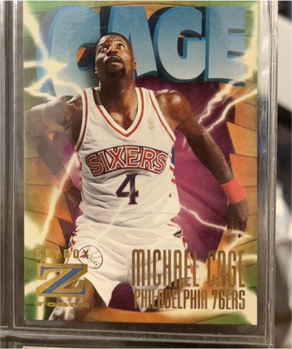 1996-97 SkyBox Z-Force #123 Michael Cage — front