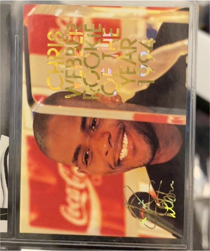 1994 Sports Stars USA Chris Webber Rookie of the Year #1994 — front