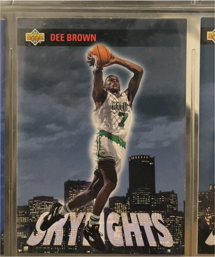 1993-94 Upper Deck Skylights #476 Dee Brown — front