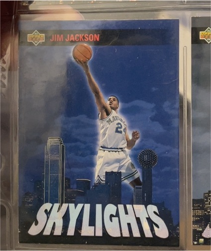 1993-94 Upper Deck Skylights #477 Jim Jackson — front