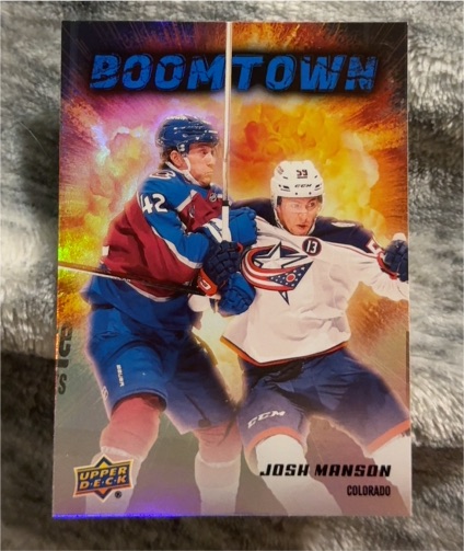 2025-26 Upper Deck Series 2 #BT-9 Josh Manson Boomtown — front