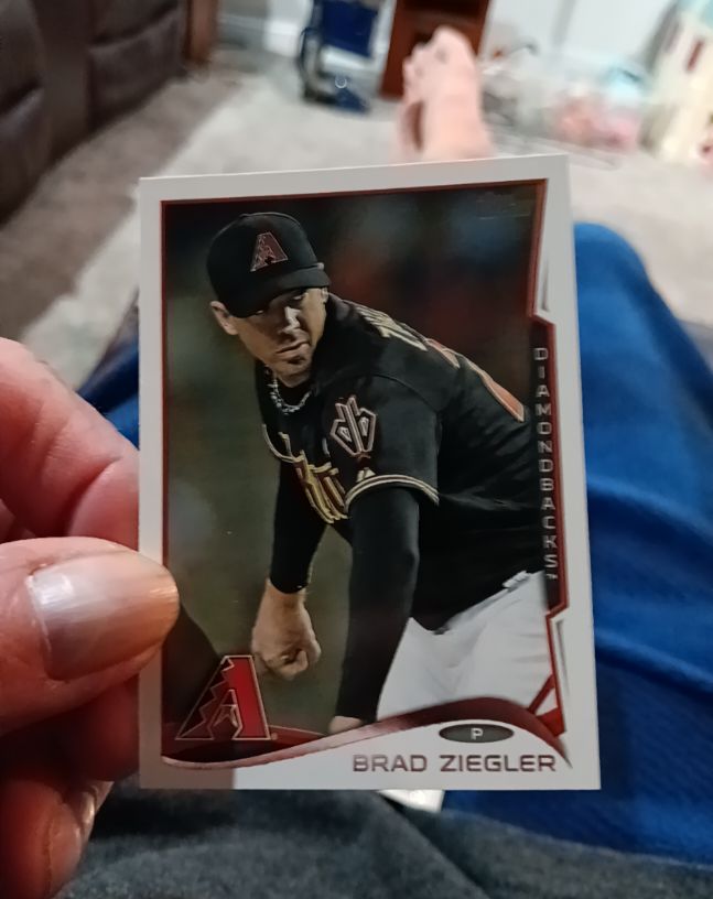 2014 Topps #556 Brad Ziegler — front