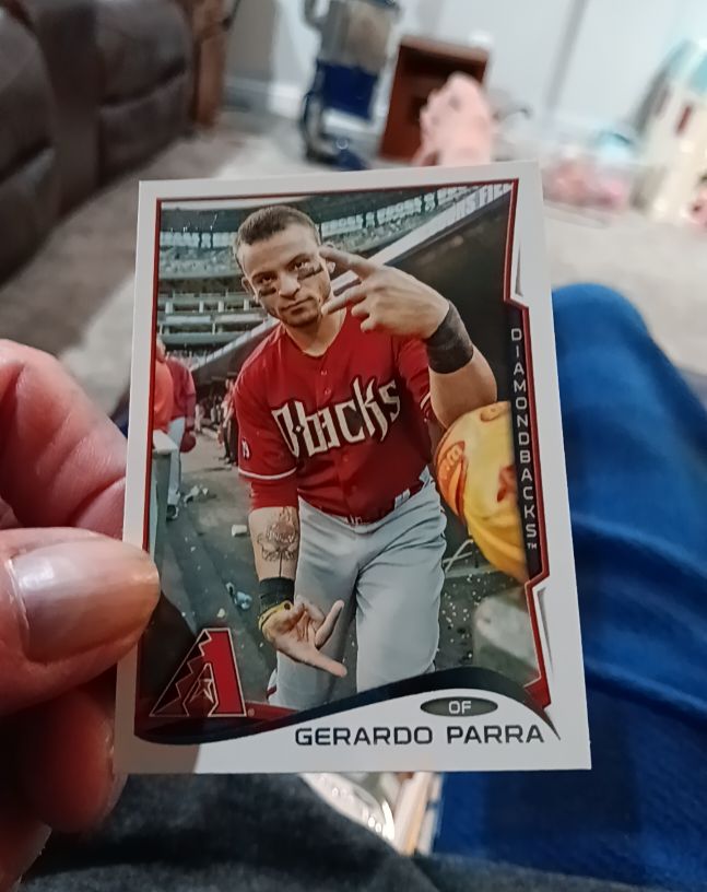 2014 Topps #379 Gerardo Parra Arizona Diamondbacks — front