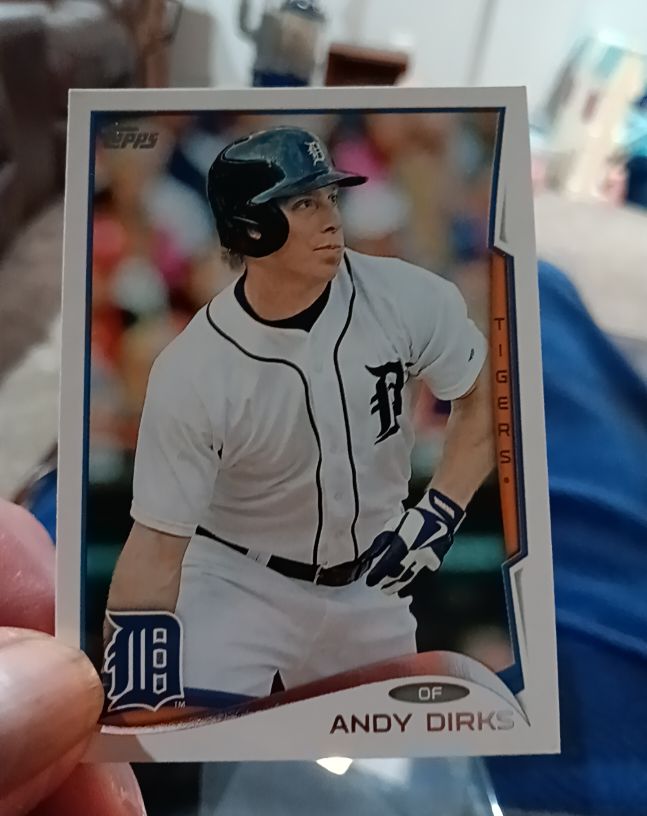 2014 Topps #334 Andy Dirks — front