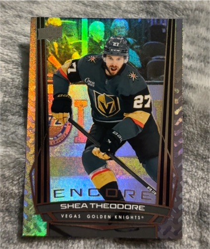 2025-26 Upper Deck Series 2 Encore #E-134 Shea Theodore — front