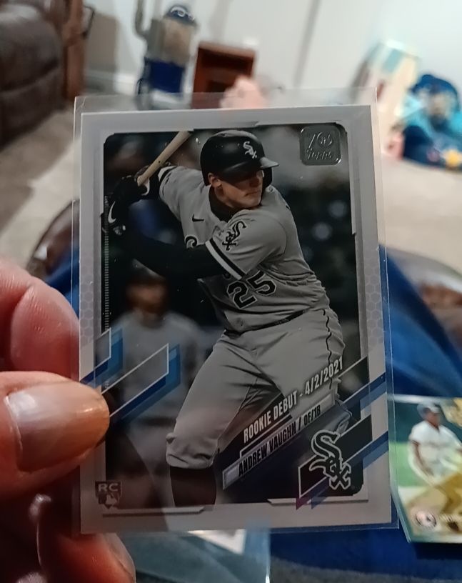 2021 Topps Update #US140 Andrew Vaughn Rookie Debut — front