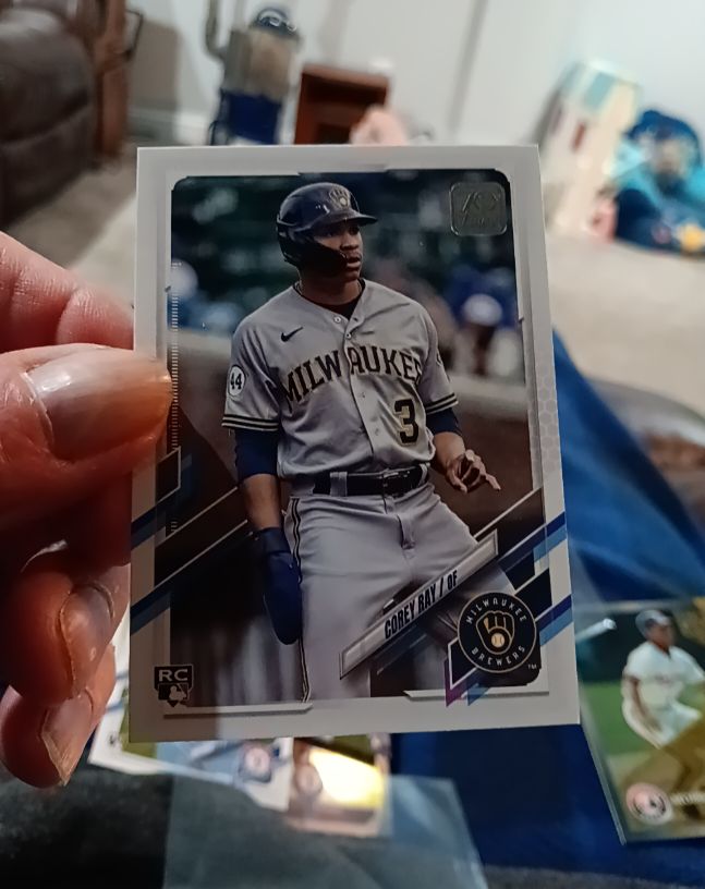 2021 Topps Update #US93 Corey Ray — front