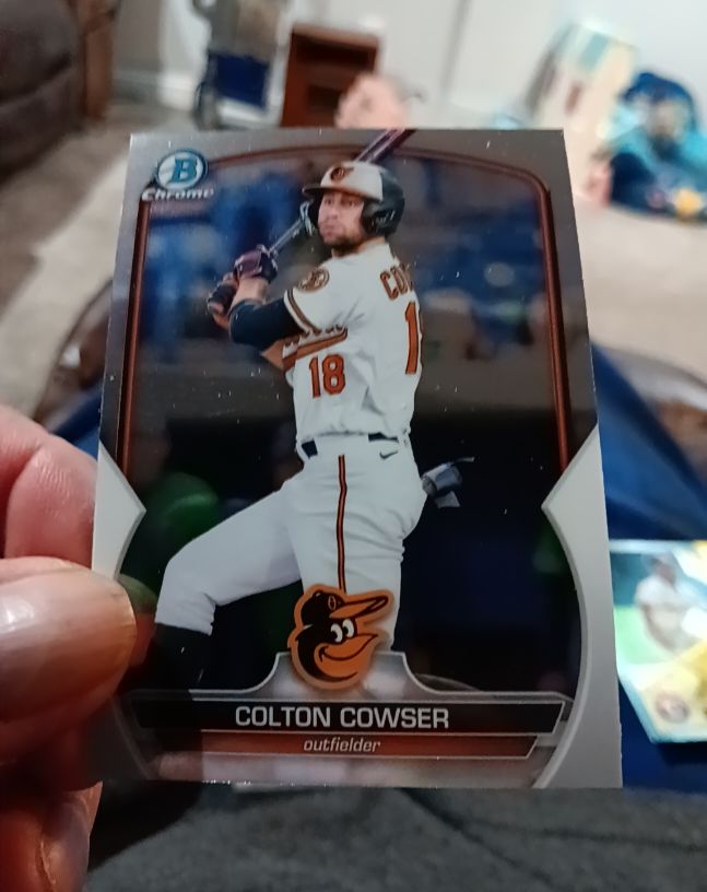 2023 Bowman Chrome Prospects #BCP-144 Colton Cowser — front