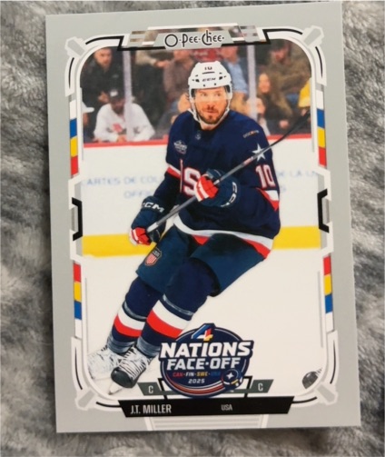 2025-26 O-Pee-Chee #523 J.T. Miller Team USA — front