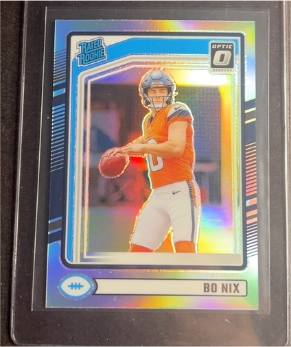 2024 Panini Donruss Rated Rookie Optic Preview #369 Bo Nix — front