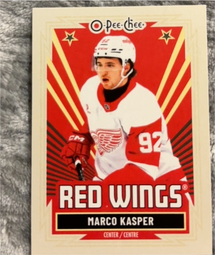 2025-26 O-Pee-Chee Retro #12 Marco Kasper — front