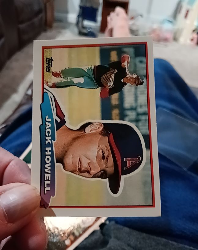 1988 Topps Big #121 Jack Howell — front