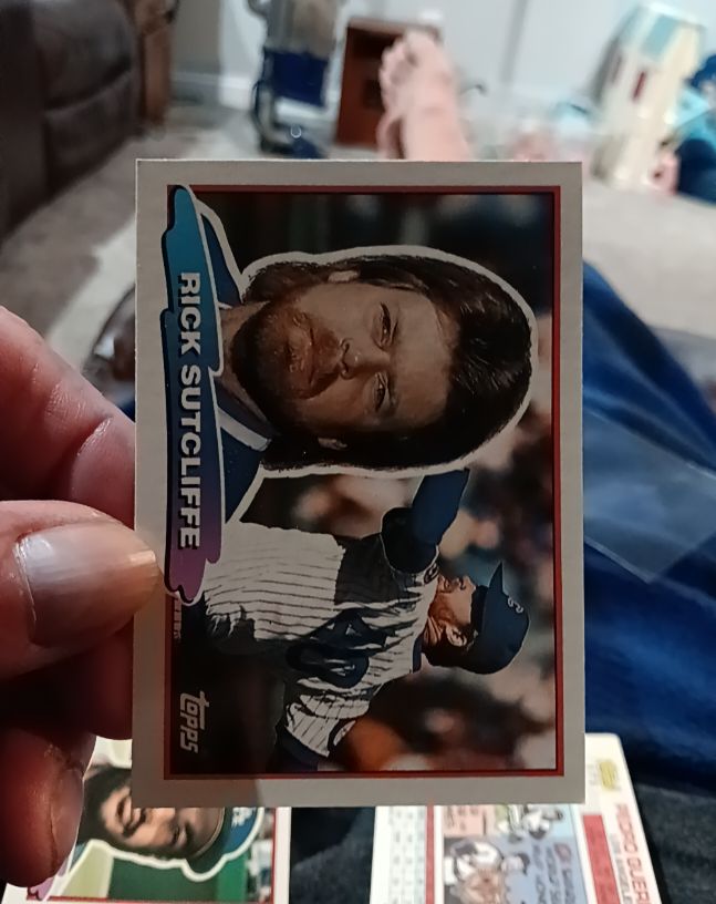 1988 Topps Big #128 Rick Sutcliffe — front