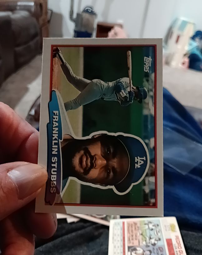1989 Topps #697 Franklin Stubbs — front