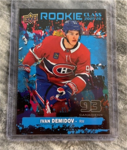2025-26 Upper Deck Series 1 Rookie Class #RC-3 Ivan Demidov — front