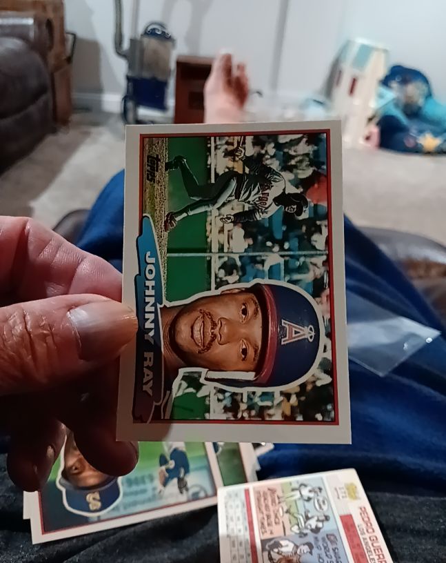 1989 Topps Big Baseball #7 Johnny Ray — front
