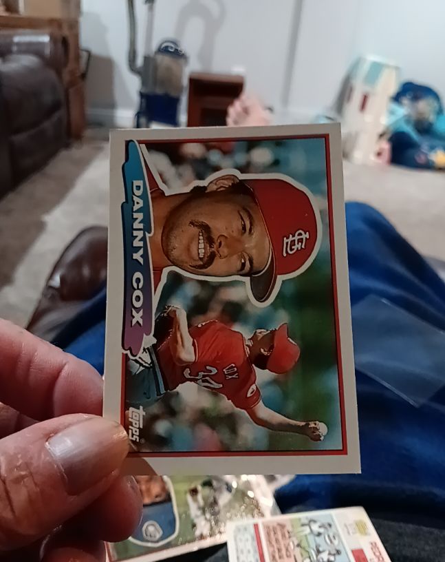 1988 Topps Big Baseball #111 Danny Cox — front