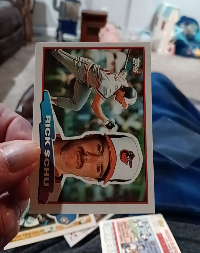1988 Topps Big #122 Rick Schu Baltimore Orioles — front