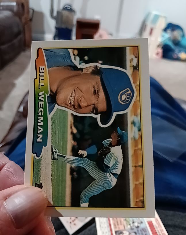1988 Topps Big #244 Bill Wegman — front