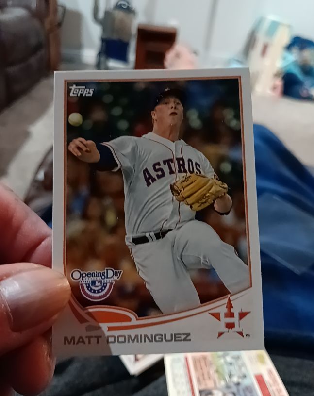 2013 Topps #342 Matt Dominguez Houston Astros — front