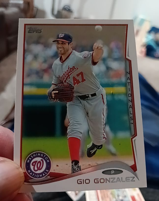 2014 Topps #523 Gio Gonzalez — front
