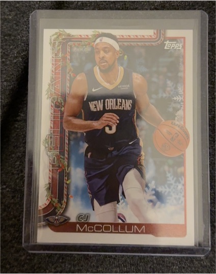 2025-26 Topps Holiday #H155 CJ McCollum — front