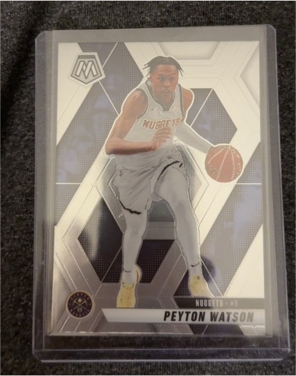 2024-25 Panini Mosaic #194 Peyton Watson — front