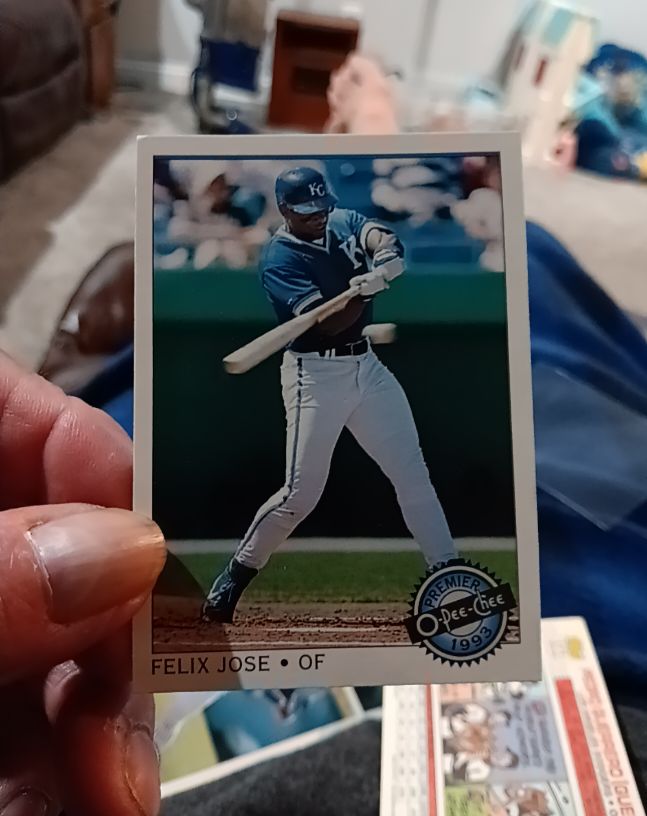 1993 O-Pee-Chee Premier #128 Felix Jose — front