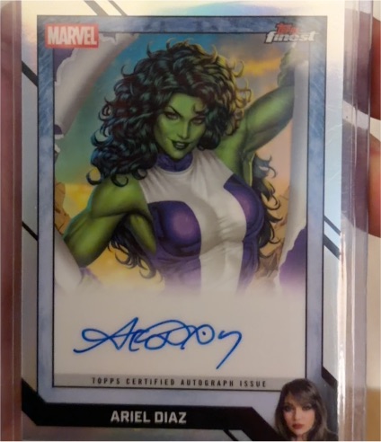 2026 Topps Finest Fantastic Four #CB-AZ Ariel Diaz — front