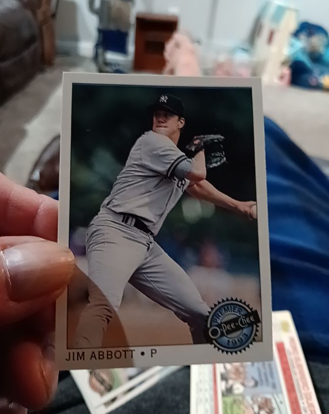 1993 O-Pee-Chee Premier #130 Jim Abbott — front