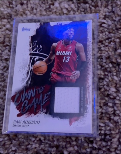 2025-26 Topps Own the Game #OTGA-BA Bam Adebayo — front