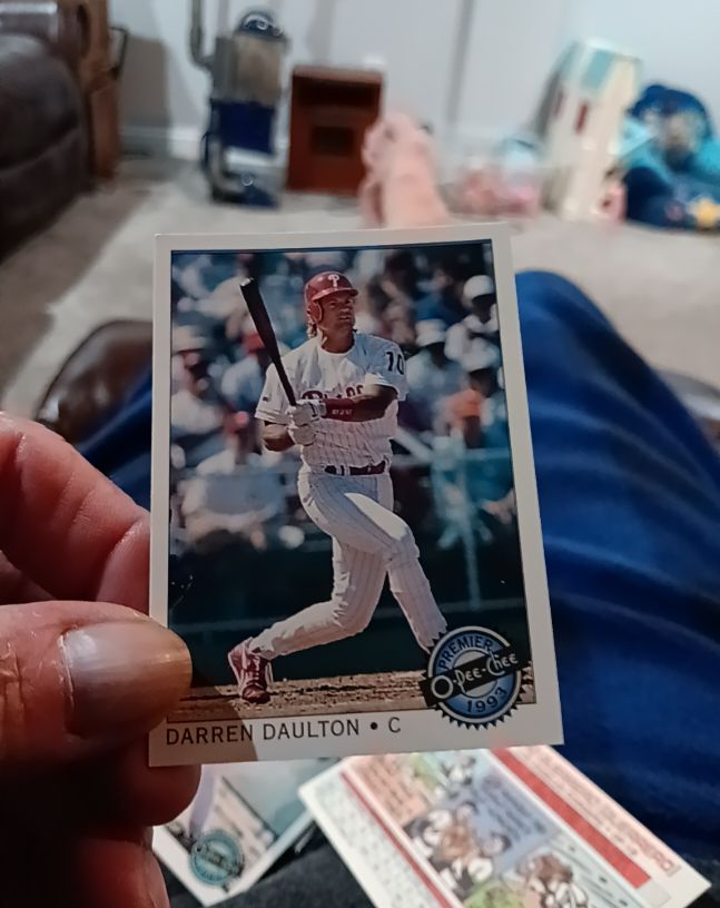 1993 O-Pee-Chee Premier #12 Darren Daulton — front