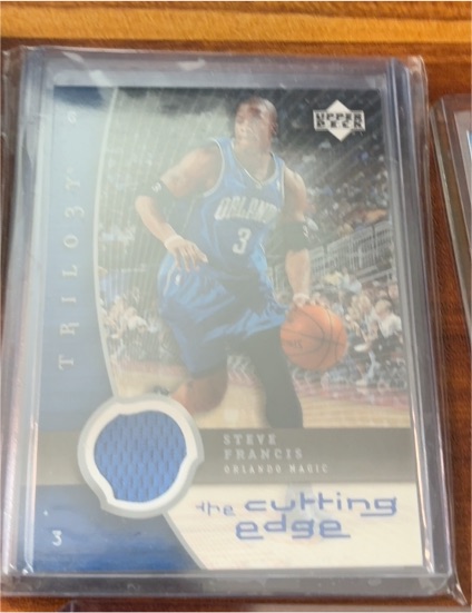 2005-06 Upper Deck Trilogy The Cutting Edge #CE-SF Steve Francis — front