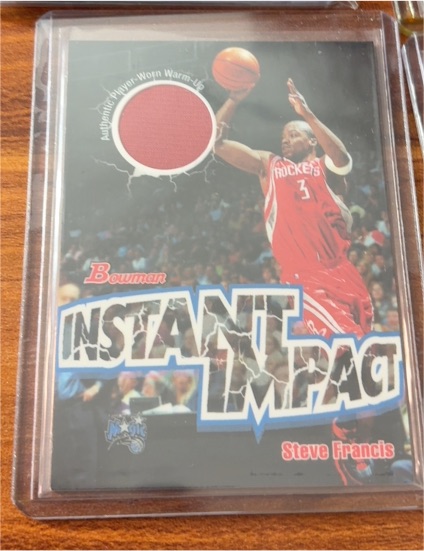 2004-05 Bowman Instant Impact #II-SF Steve Francis — front