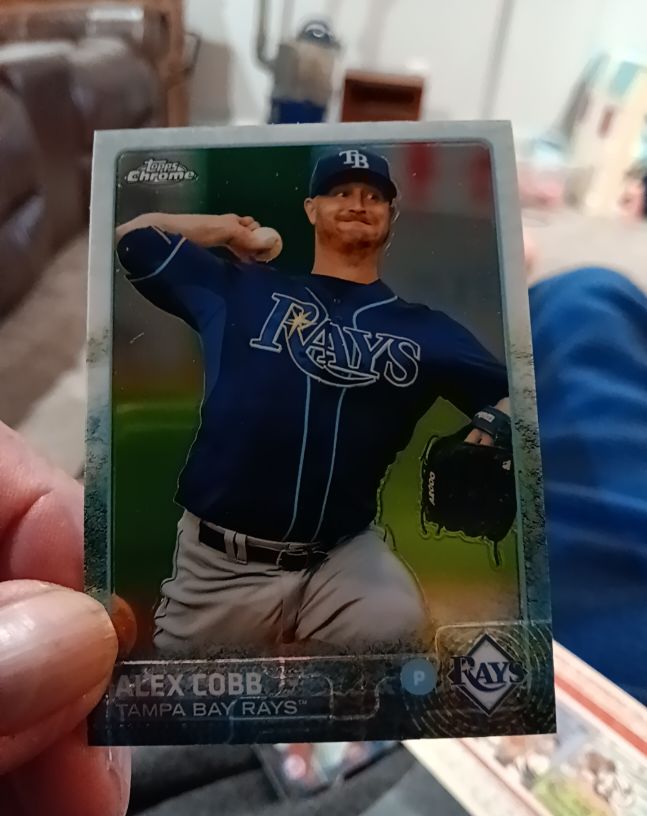 2015 Topps Chrome #33 Alex Cobb — front