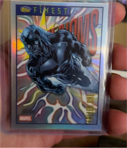 2026 Topps Finest Fantastic Four #TF-017 Black Panther — front