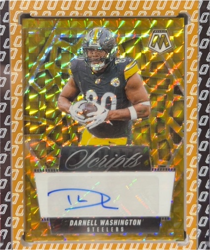 2025 Panini Mosaic Scripts #SCR-DWN Darnell Washington — front