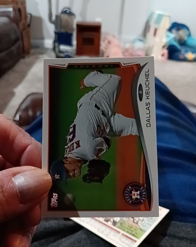 2014 Topps #482 Dallas Keuchel — front
