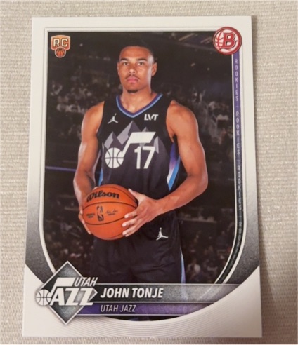 2025-26 Bowman #49 John Tonje — front