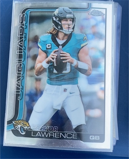 2025 Topps Chrome #138 Trevor Lawrence — front