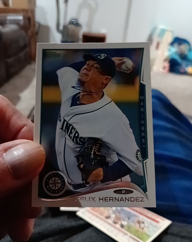 2014 Topps #401 Felix Hernandez — front