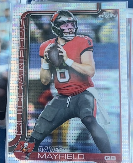 2025 Topps Chrome #281 Baker Mayfield — front