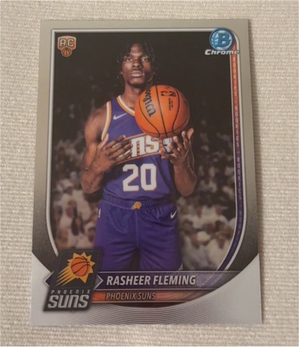 2025-26 Bowman Chrome #BCV-31 Rasheer Fleming — front