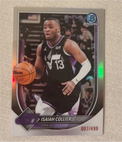 2025-26 Bowman Chrome #114 Isaiah Collier — front