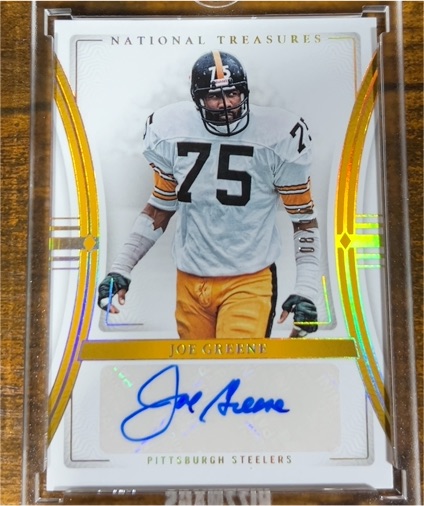 2025 Panini National Treasures #180 Joe Greene — front