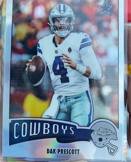 2025 Topps Chrome #1975-10 Dak Prescott — front