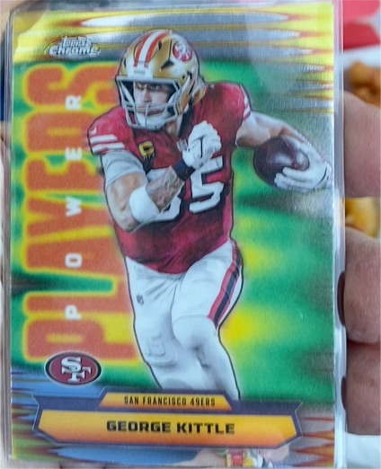 2025 Topps Chrome Power Players #PP-33 George Kittle — front