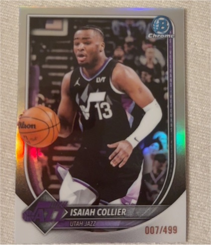 2024 Bowman Chrome #007 Isaiah Collier — front